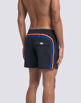 MAILLOT DE BAIN EN TISSU STRETCH À TAILLE ÉLASTIQUE ET POCHE AMOVIBLE