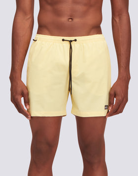 SWIM SHORTS WITH STRETCH FABRIC AND REMOVABLE POUCH