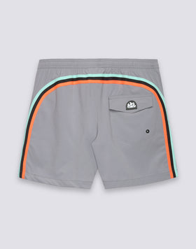 MEN'S SWIMSHORTS WITH STRETCH FABRIC, ELASTICATED WAIST AND REMOVABLE CASE