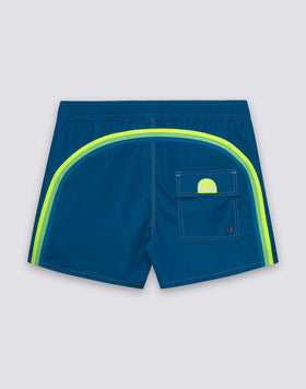 ICONIC TAFFETA SHORT SWIMSHORTS WITH SEMI-ELASTICATED WAIST