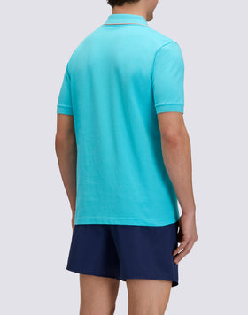 POLO UOMO IN COTONE PIMA PIQUET CON LOGO RICAMATO
