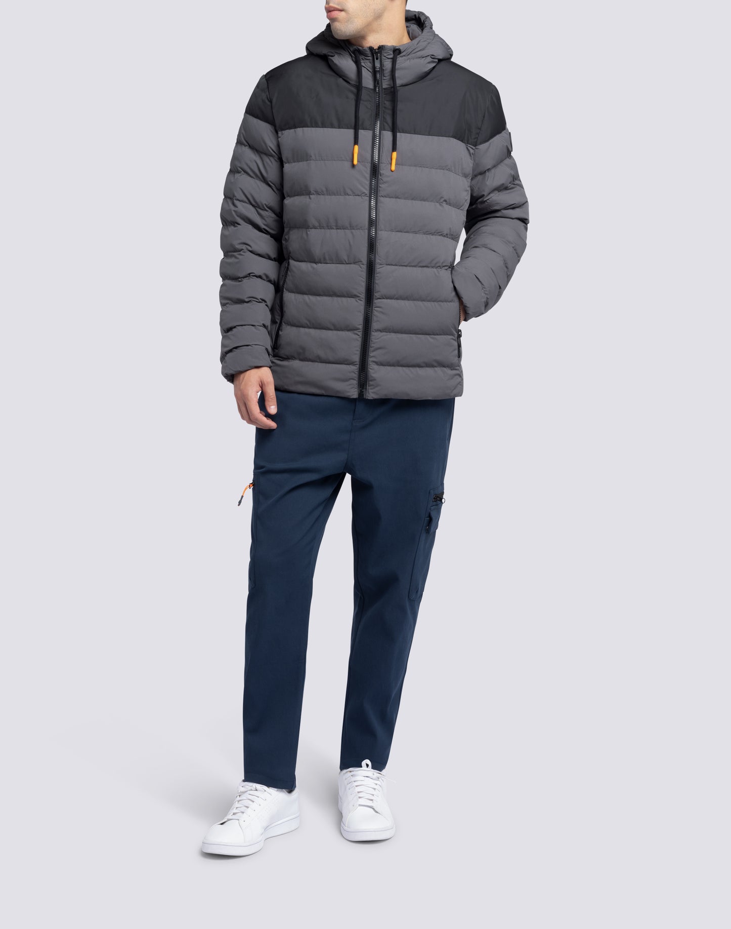 QUILTED HOODED JACKET