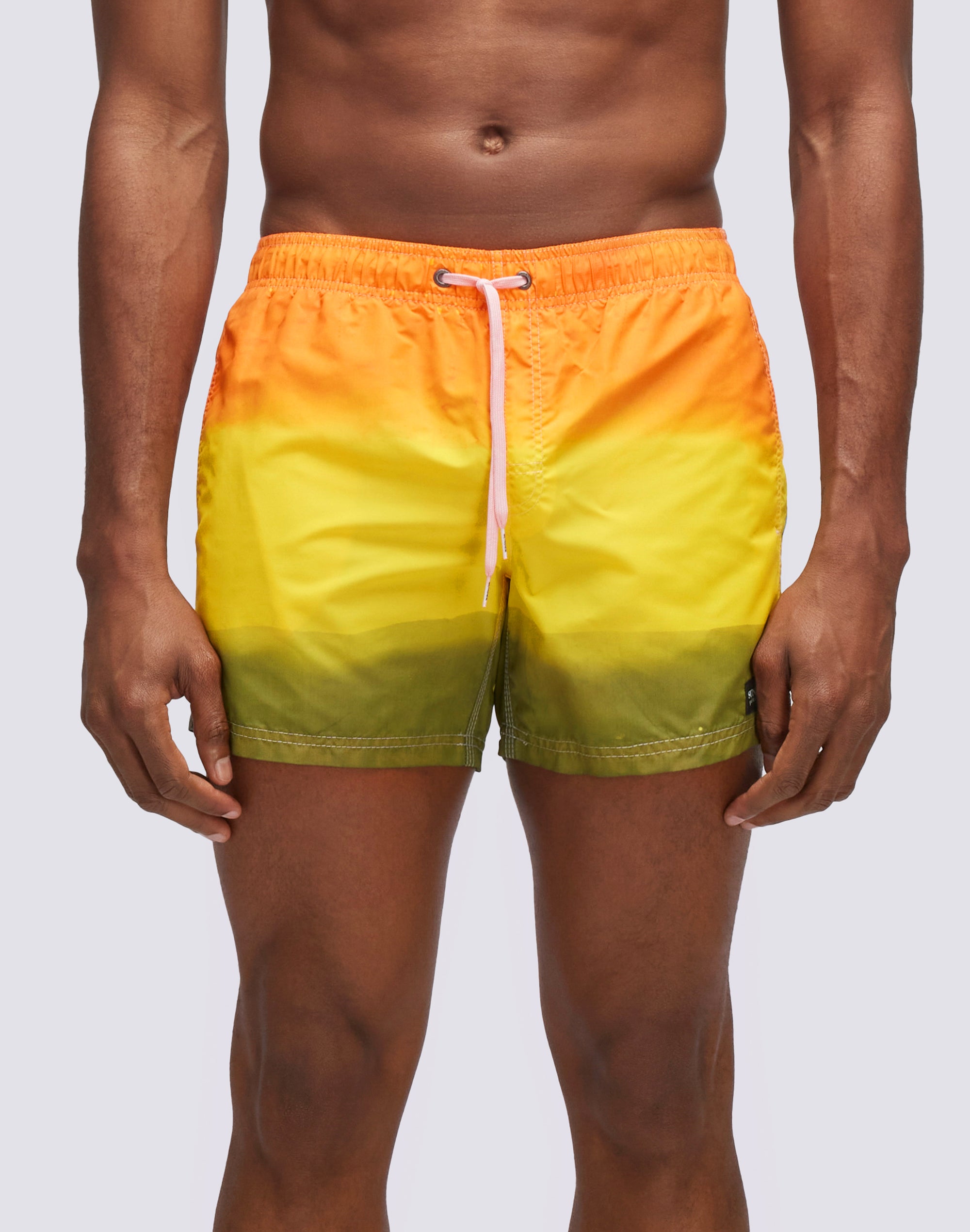 Sundek short swim shorts with an elasticated waistband
