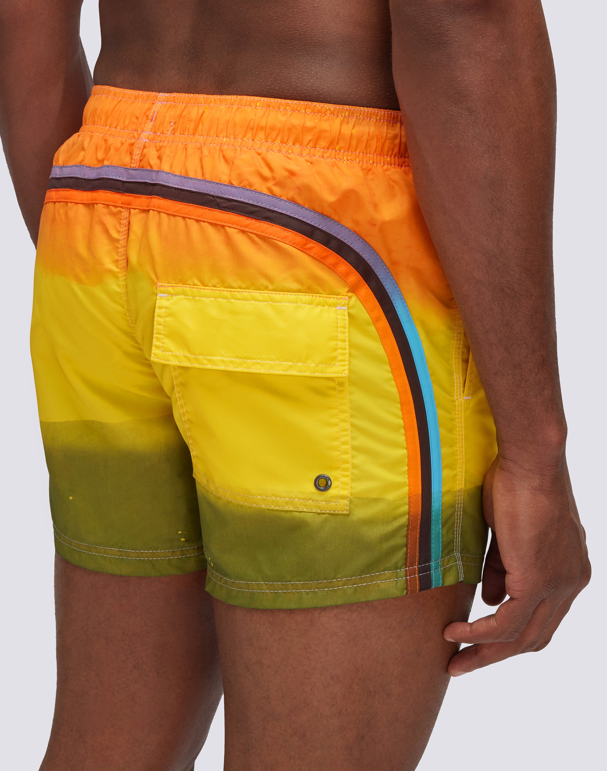 【BAON】[unisex] Pto Pin Tuck Banding Check Bermuda Pants maimoun-coming-of-age-bottom-