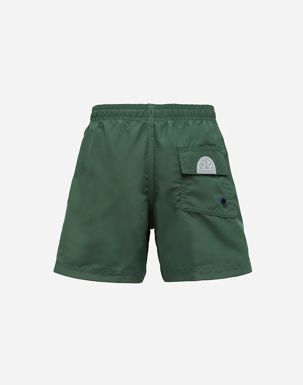 SHORT SWIM SHORTS WITH AN ELASTICATED WAISTBAND