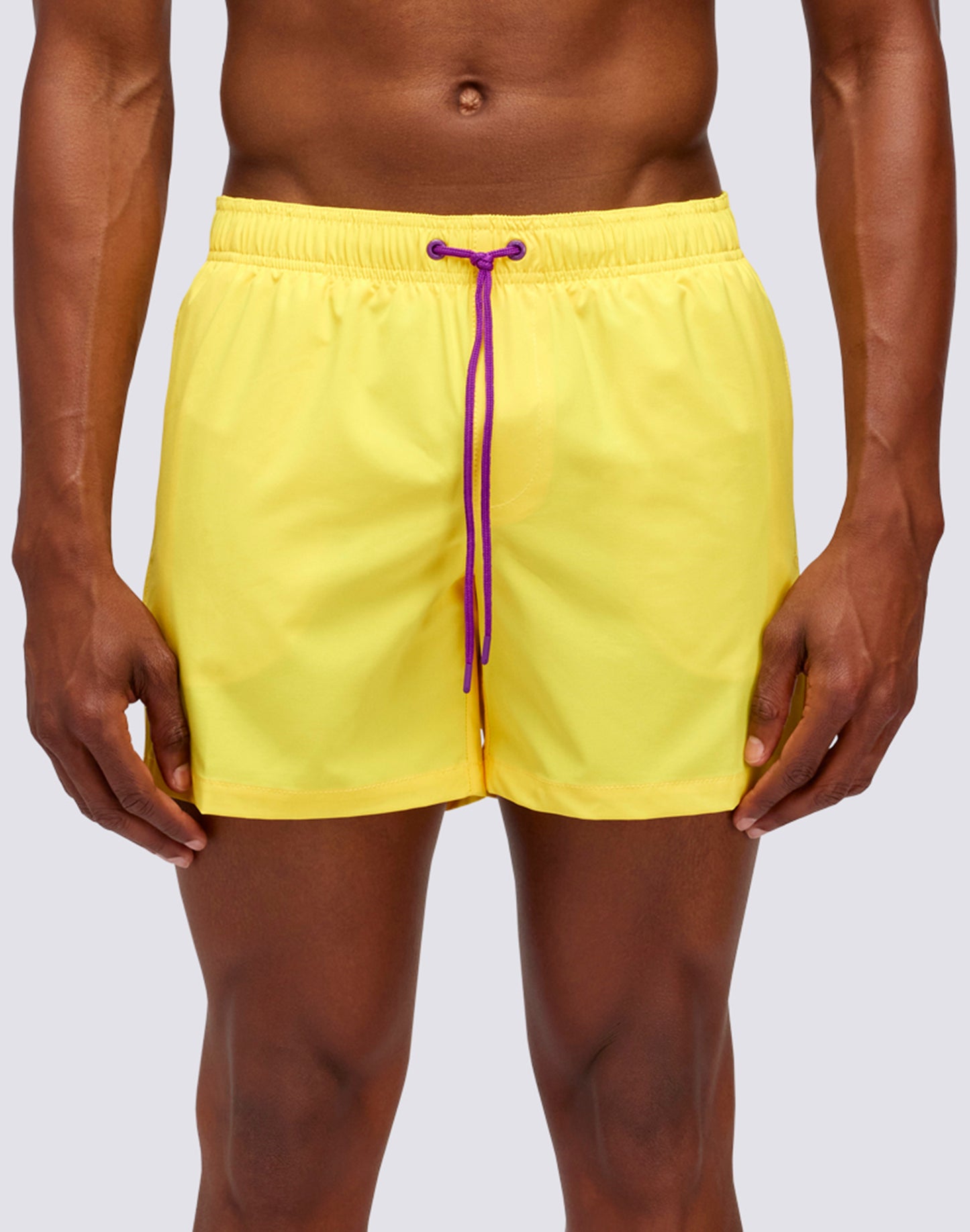 SHORT SWIMSHORTS WITH STRETCH ELASTIC WAIST AND POCKET