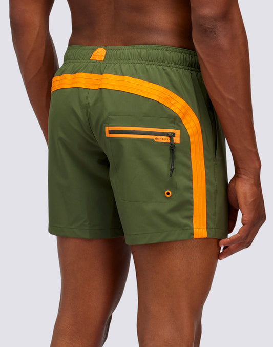 SHORT SWIMSHORTS WITH STRETCH ELASTIC WAIST WITH POCKET