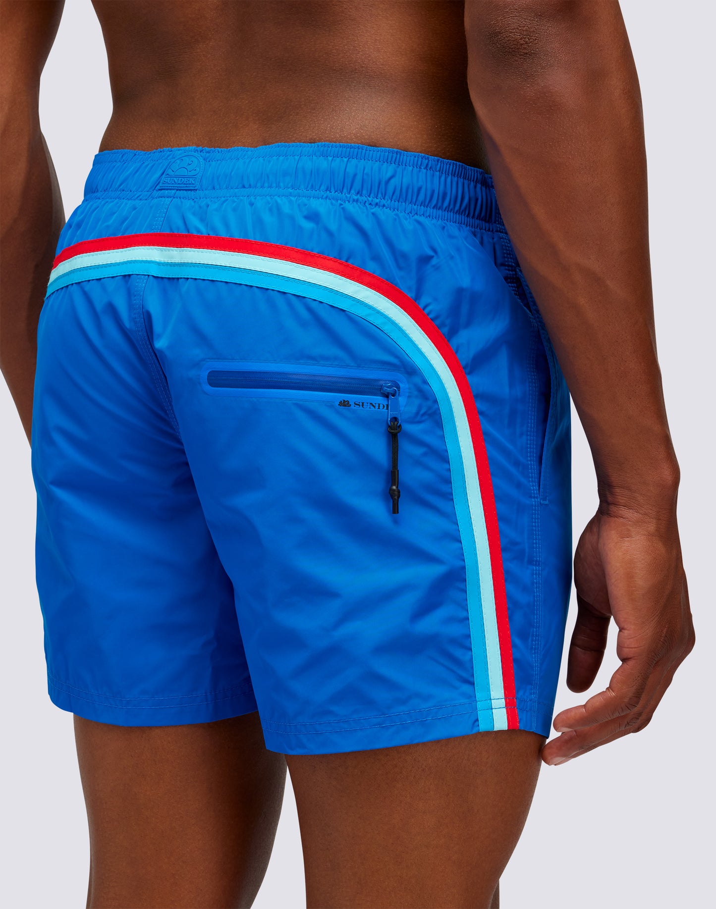 MEMORY SHORT SWIMSHORTS WITH ELASTIC WAIST