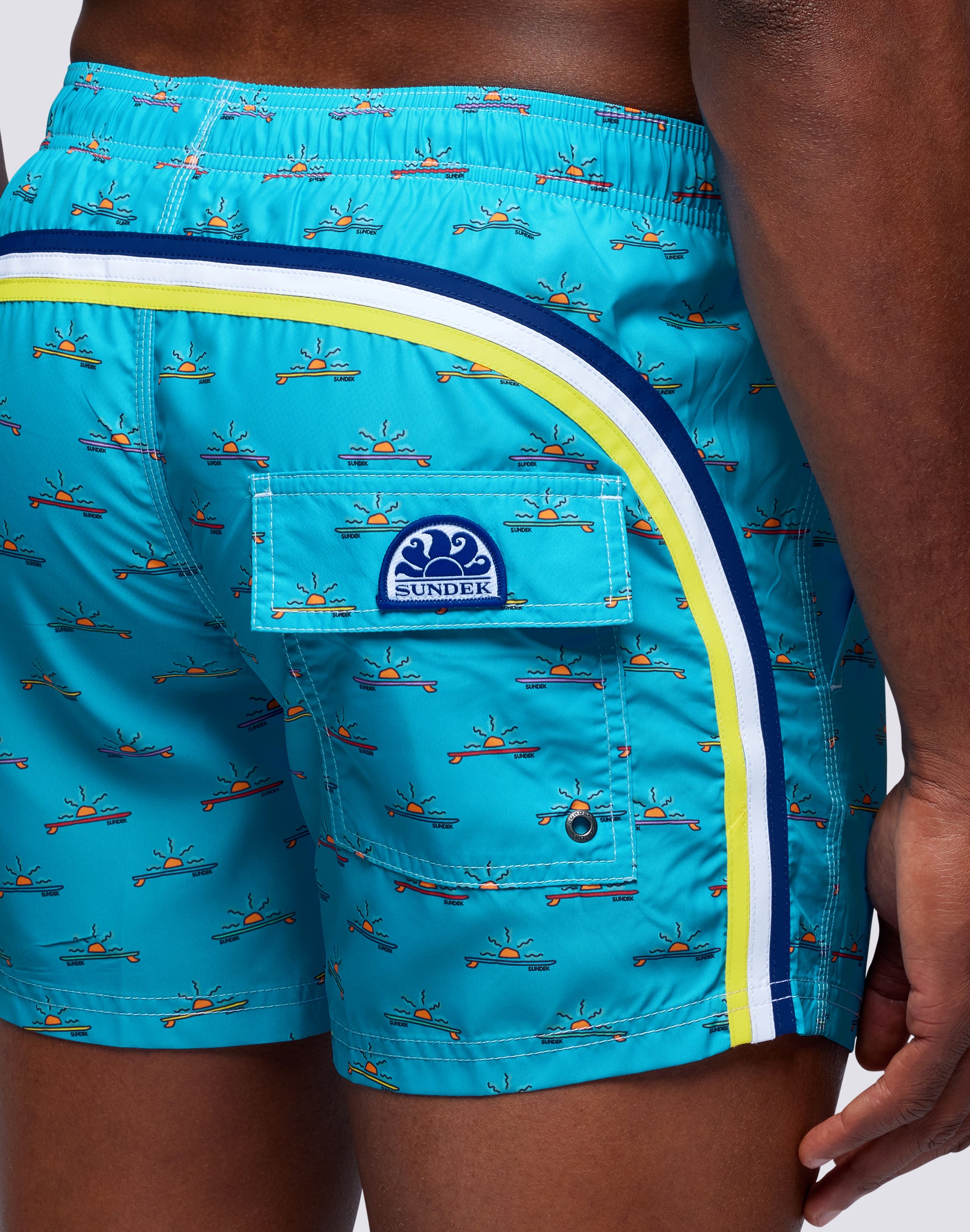 【Rest&Recreation】25HS★(S,M) COLORATION SWIM SHORT MAN-BOARDSHORT-