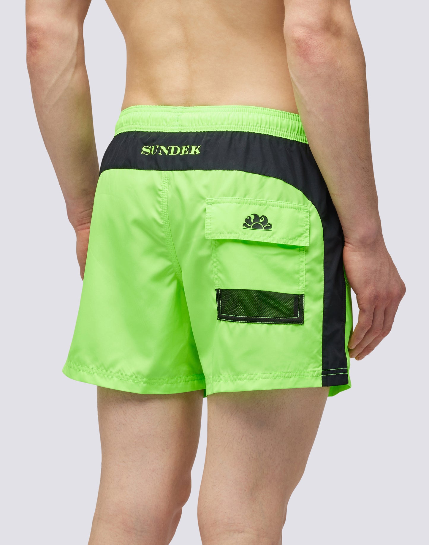 LIGHT POLY SHORT SWIMSHORTS WITH ELASTIC WAIST