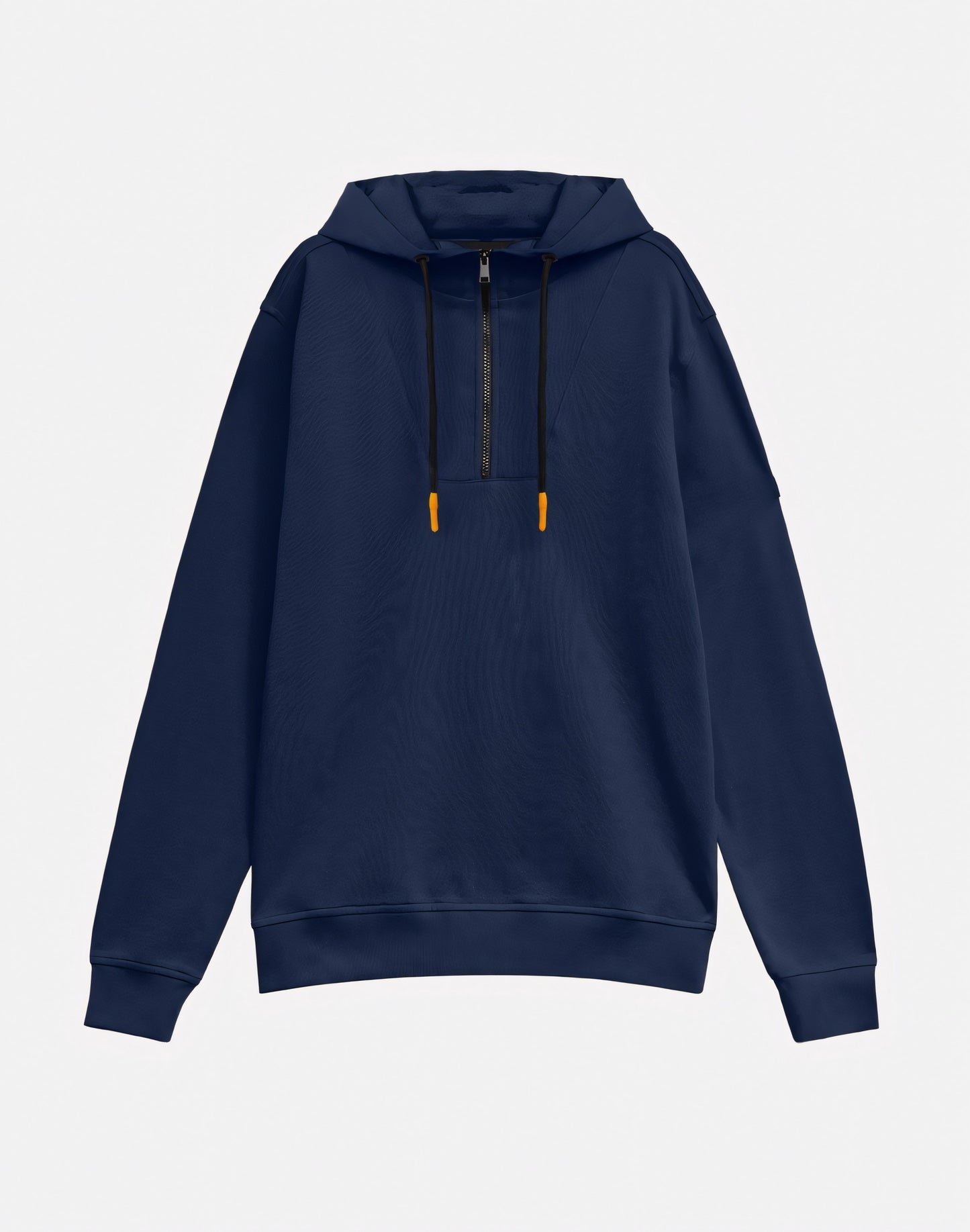 3/4 ZIPPER HOODED SWEATSHIRT