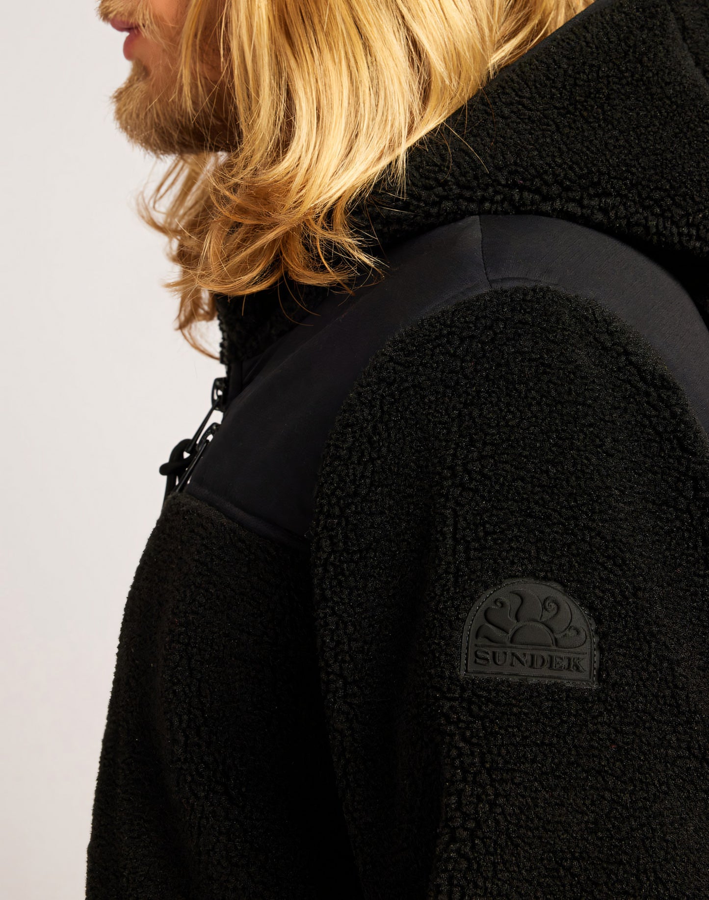 CHAQUETA SIN FORRO BONDED TEDDY