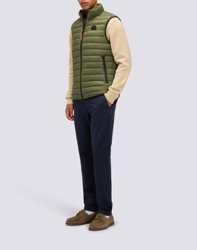 GILET DA UOMO IMBOTTITO CON COLLO IN PIEDI