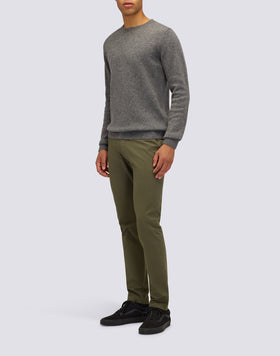 MEN'S CREW NECK SWEATER IN WOOL BLEND