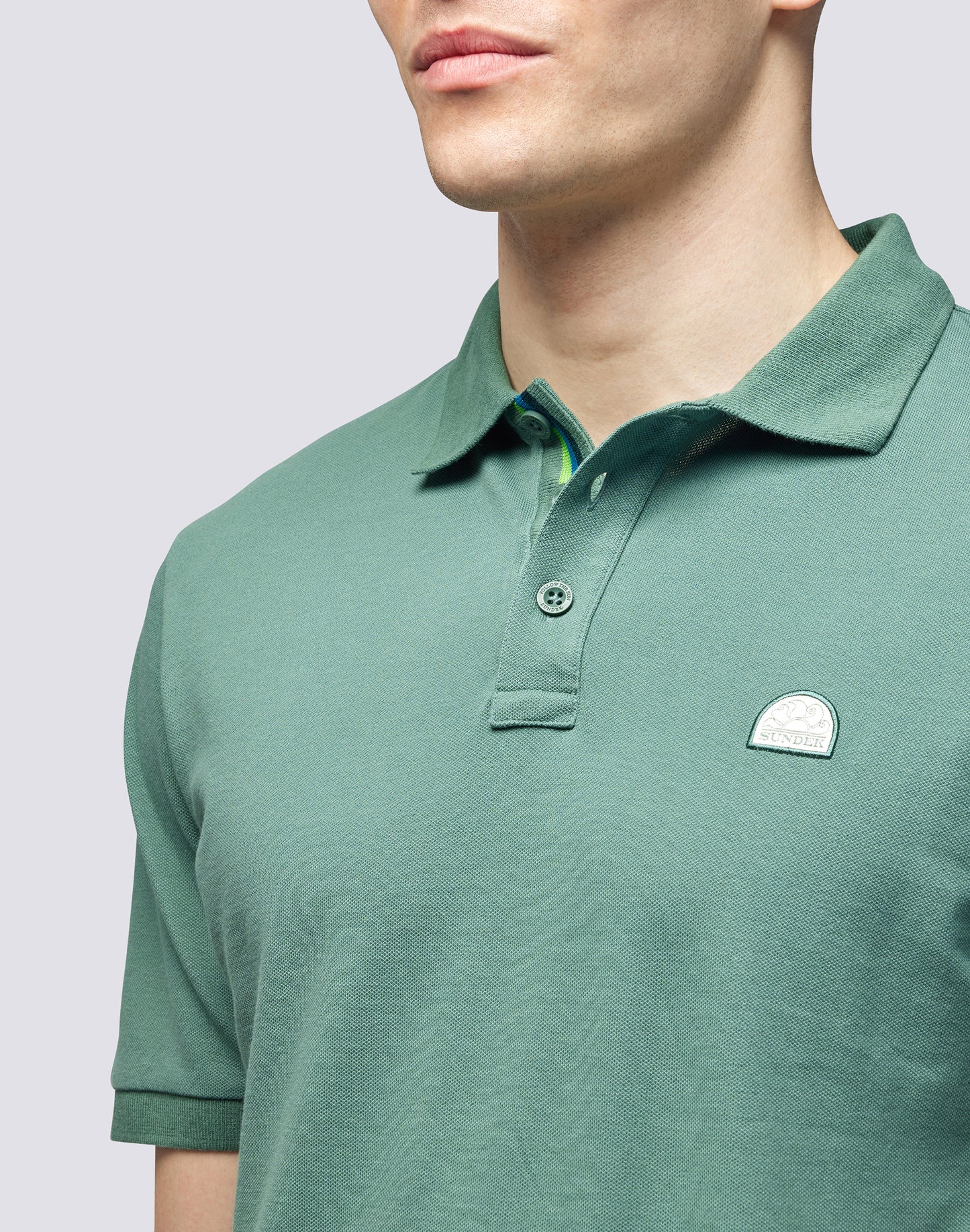 CHAZ POLO SHIRT IN PIQUE COTTON