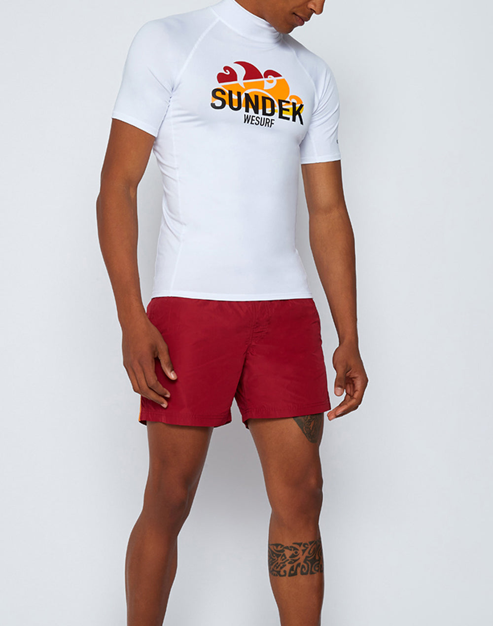 Sundek upf 50 crew neck rash guard M266RSPY100-00601 – SUNDEK