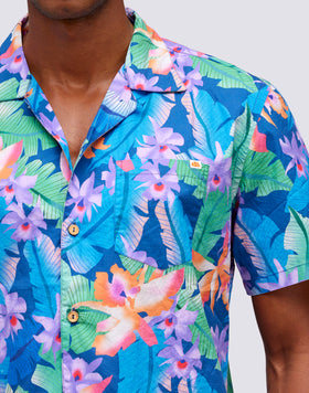 SHIRT WITH ALL OVER FLORAL PRINT