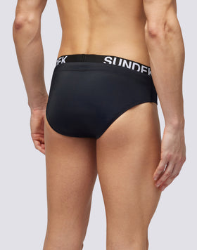 BRIEFS WITH ELASTIC LOGO