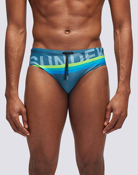 BRIEFS WITH LOGO PRINT