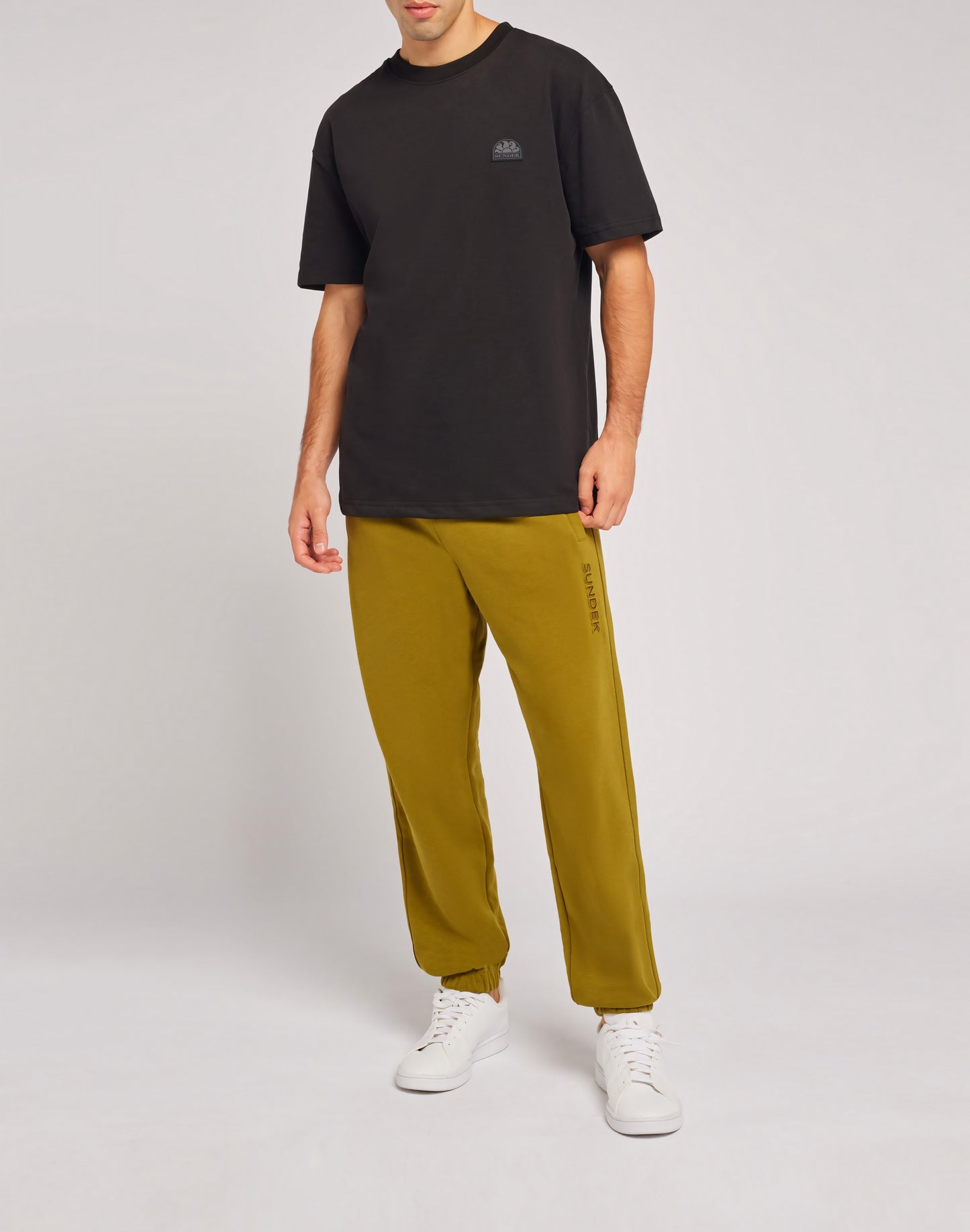 ELASTICATED SWEAT TROUSERS