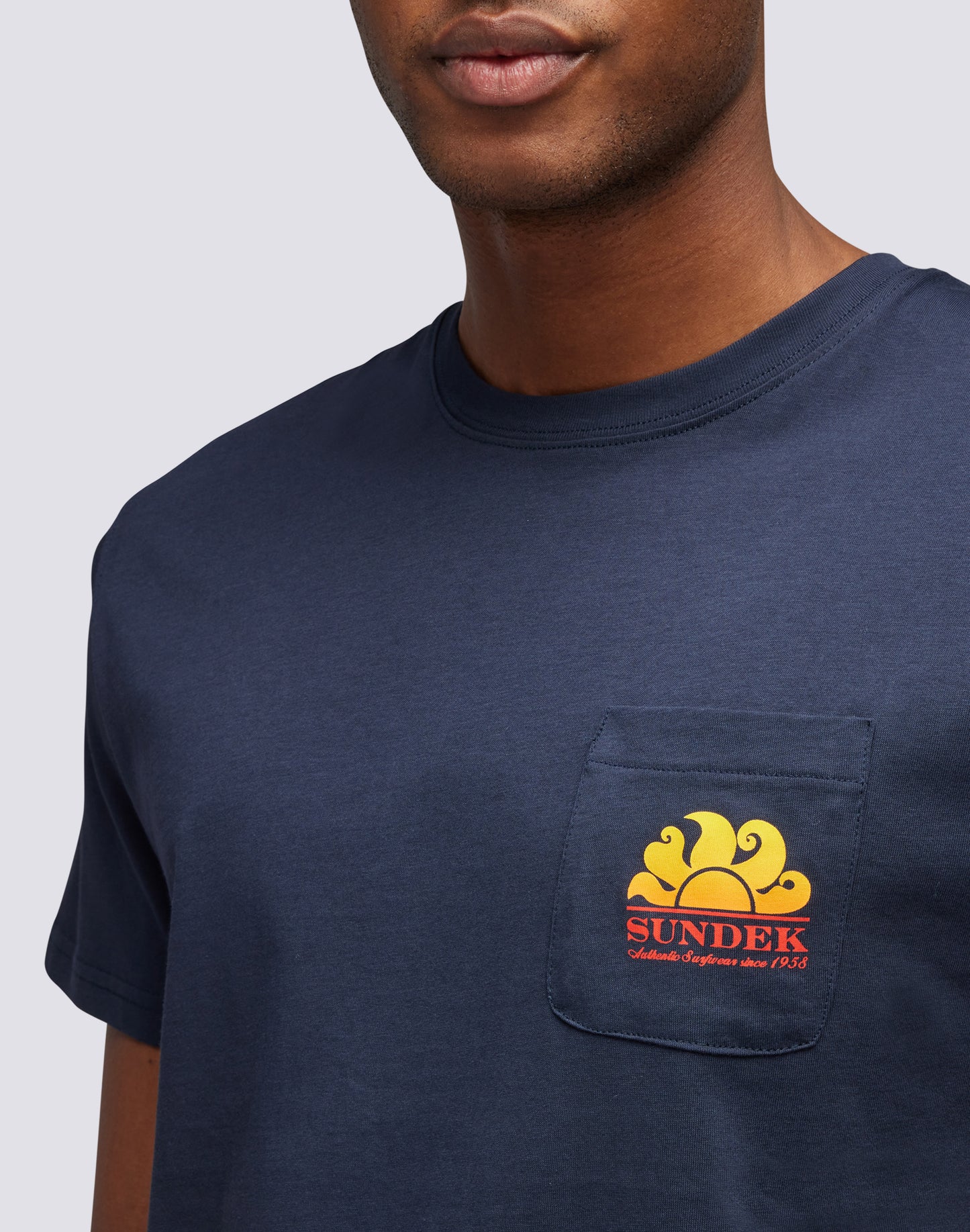 NEW HERBERT CREW NECK T-SHIRT WITH  MAXI-LOGO