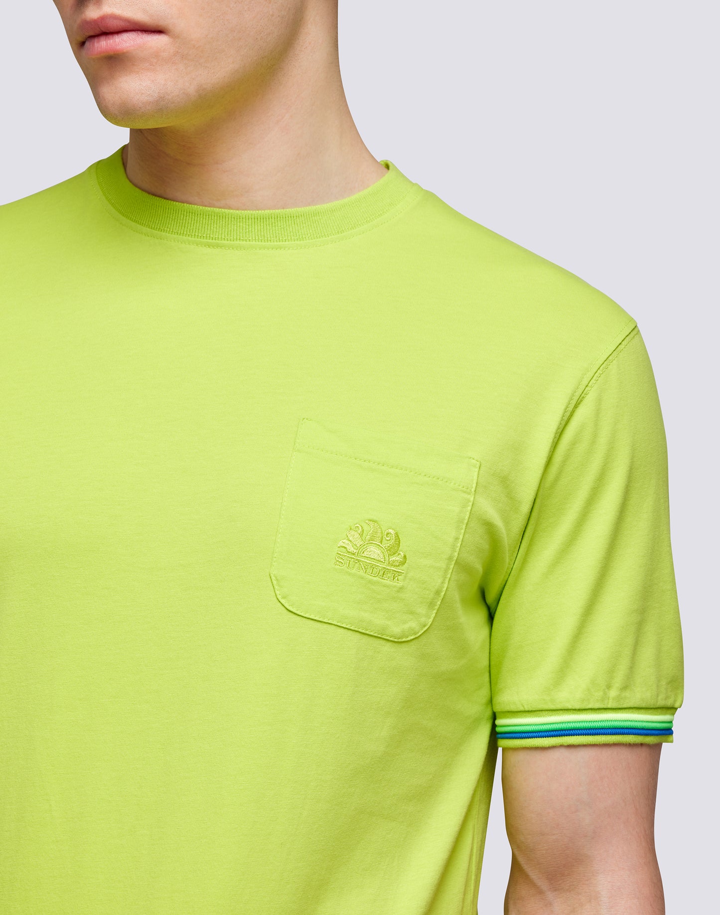 FINN CREW NECK T-SHIRT WITH POCKET