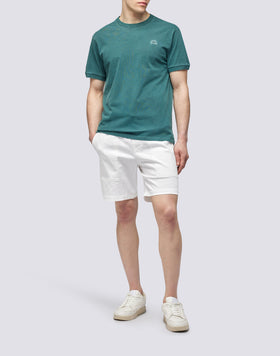 NEW DEY GARMENT DYED CREW NECK T-SHIRT WITH LOGO