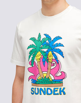 T-SHIRT STAMPA SUNDEK ISLAND