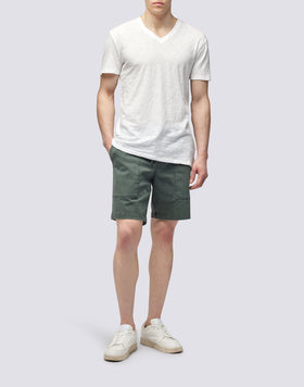 T-SHIRT TINTO CAPO CON SCOLLO A V