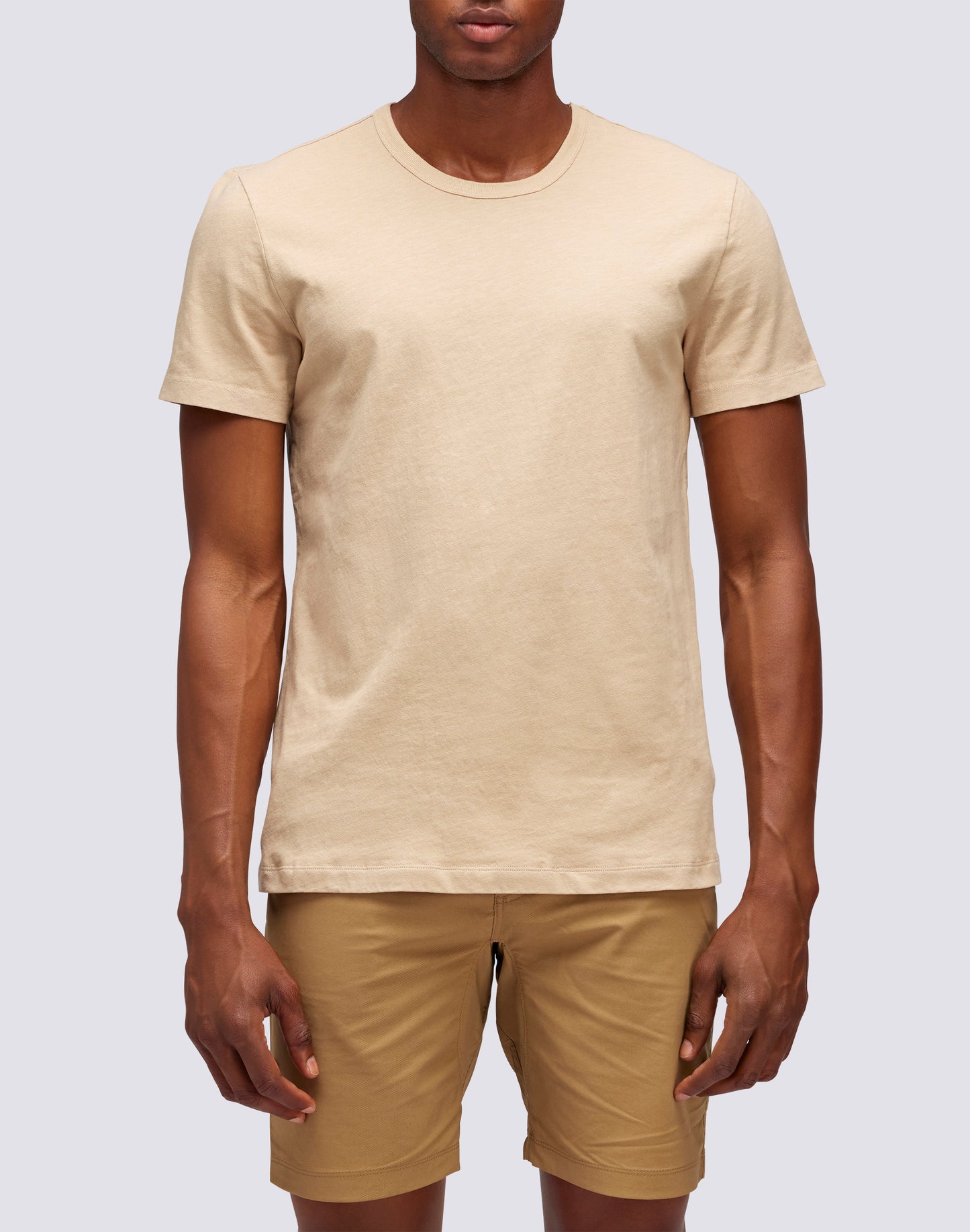 GARMENT DYED CREW NECK T-SHIRT