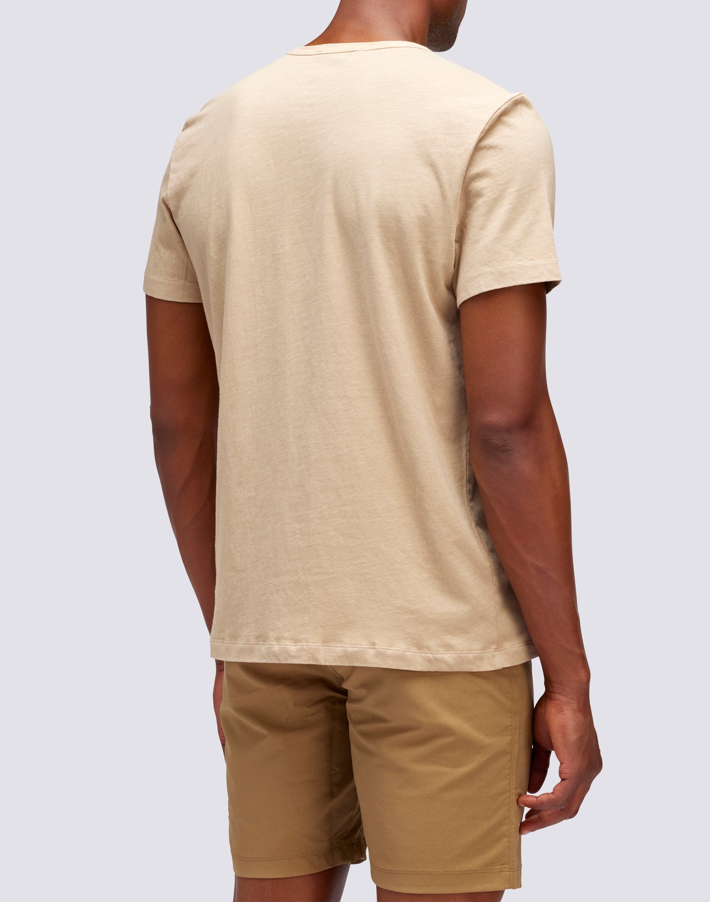 GARMENT DYED CREW NECK T-SHIRT