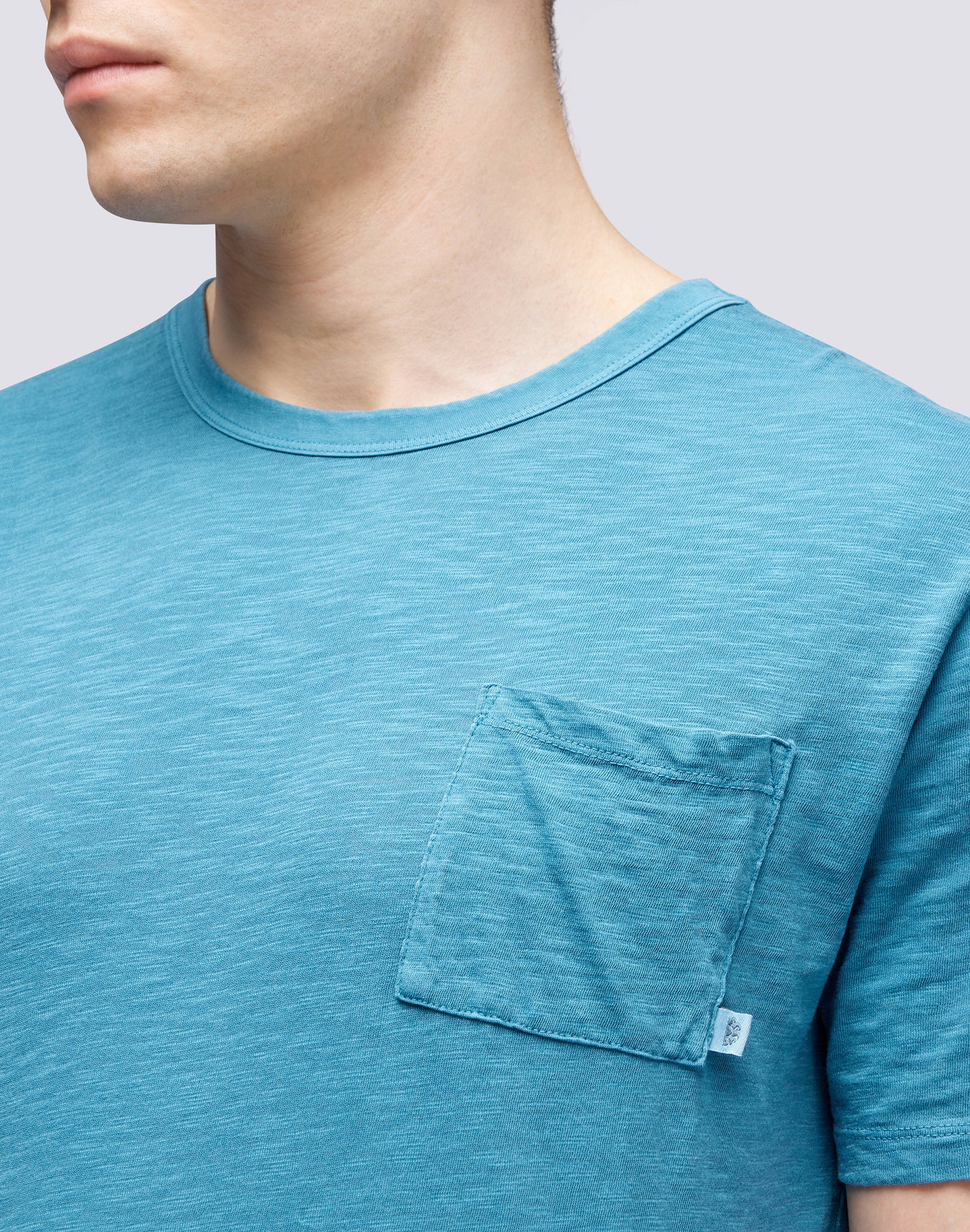 GARMENT DYED T-SHIRT WITH POCKET