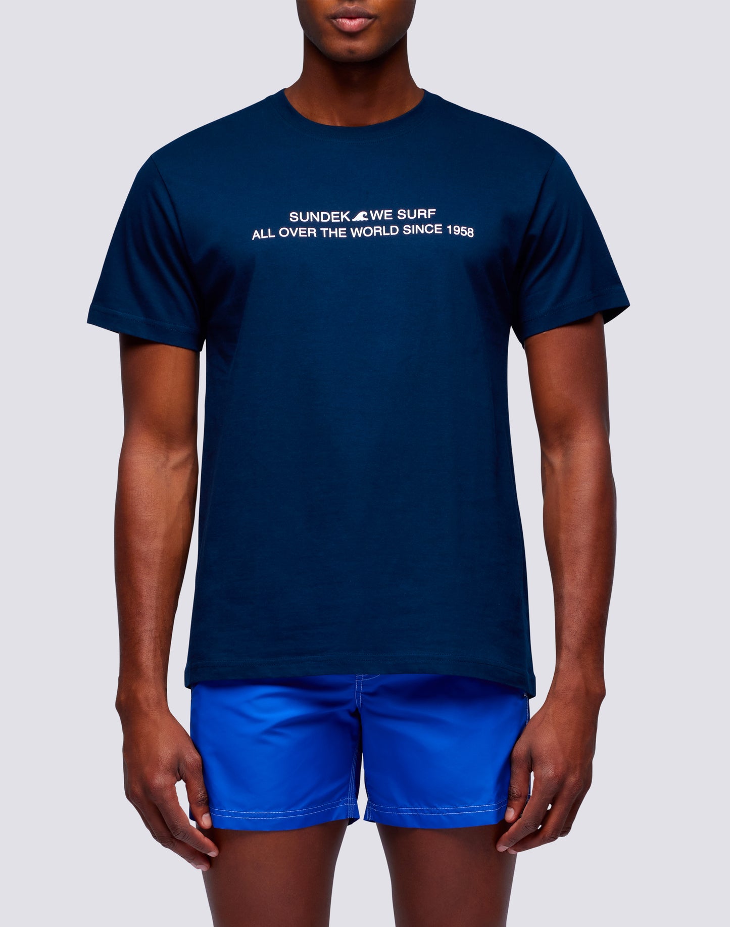 Sundek capsule flag cotton man's t-shirt M669TESJ500-00700 – SUNDEK