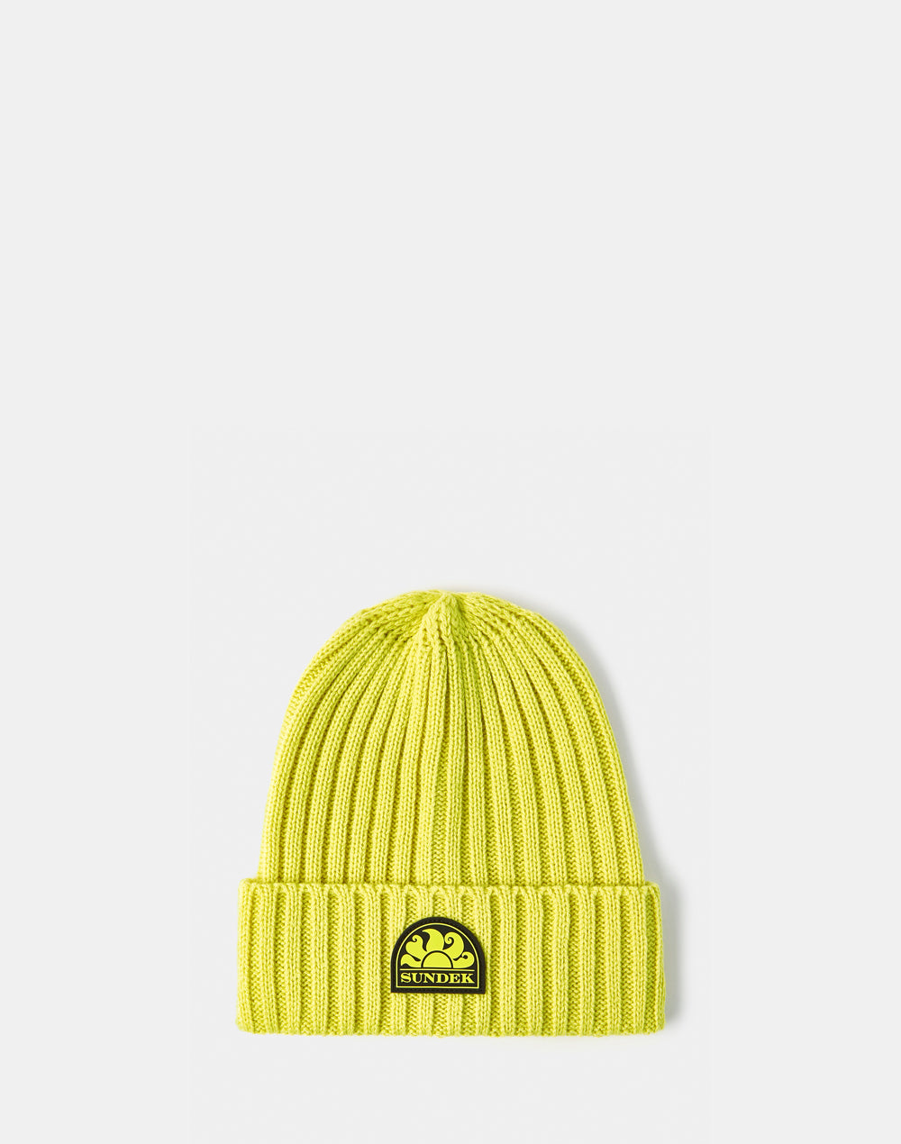 RIBBED CHILD'S HAT WITH LOGO