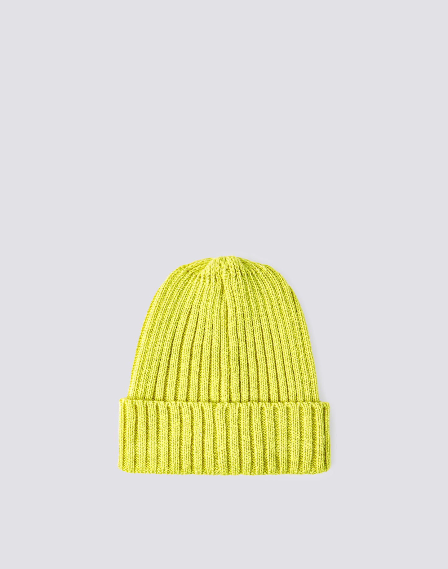 RIB KNITTED BEANIE