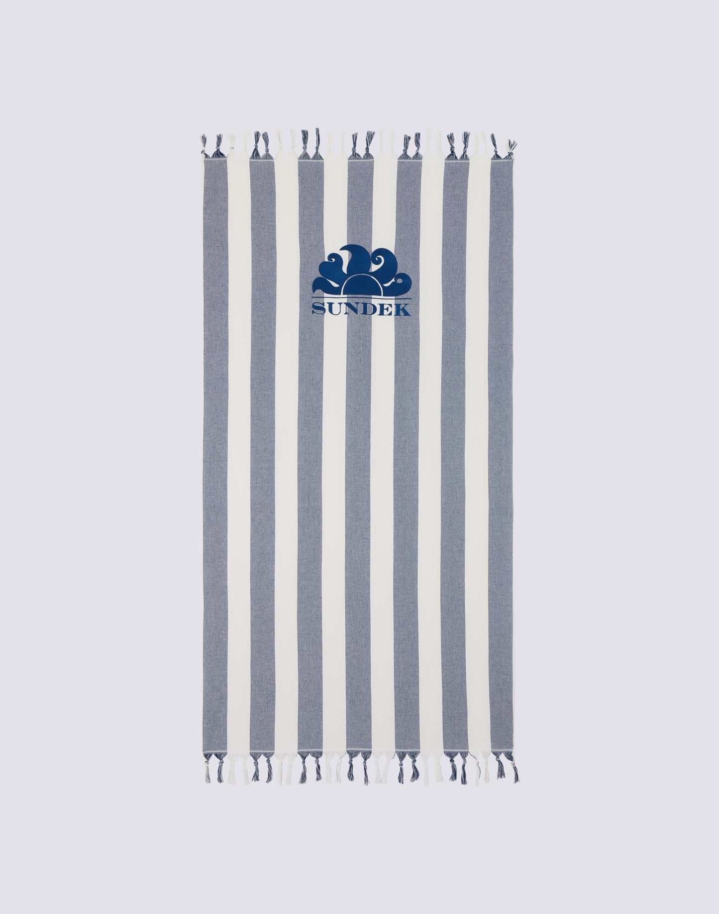 SERVIETTE DE PLAGE FOUTA JACQUARD AVEC LOGO