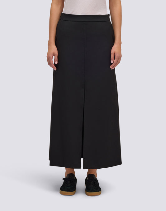 GONNA LUNGA IN TWILL POLY VISCOSA