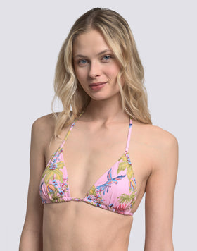 JENNIFER - HAUT DE MAILLOT DE BAIN TRIANGLE IMPRIMÉ SWEET PARROT