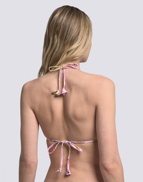 JENNIFER - HAUT DE MAILLOT DE BAIN TRIANGLE IMPRIMÉ SWEET PARROT