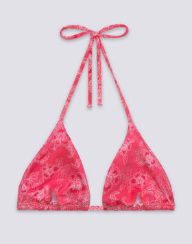 JENNIFER - HAUT DE BIKINI TRIANGLE MOTIF HIBI PAISLEY