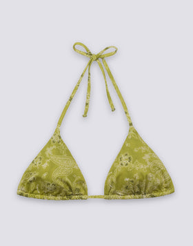 JENNIFER - TOP DE BIKINI TRIANGULAR CON ESTAMPADO HIBI PAISLEY