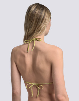 JENNIFER - TOP DE BIKINI TRIANGULAR CON ESTAMPADO HIBI PAISLEY
