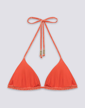 JENNIFER - HAUT DE BIKINI TRIANGLE RÉGLABLE EN VELOURS