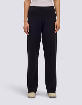 PANTALON EN MAILLE POUR FEMME AVEC LOGO BRODÉ