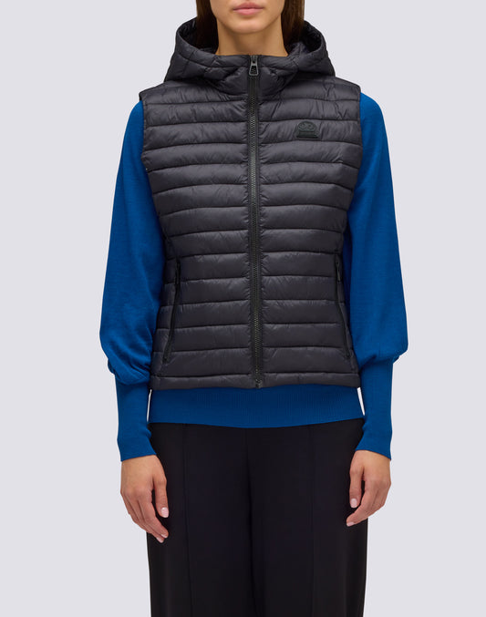 GILET À CAPUCHE POUR FEMME