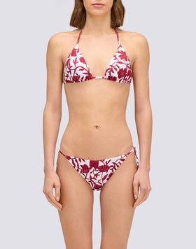 ANITA - BIKINI SLIP CON FIANCHI REGOLABILI STAMPA PATCHY FLOWERS