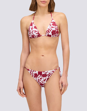 ANITA - BIKINI SLIP CON FIANCHI REGOLABILI STAMPA PATCHY FLOWERS