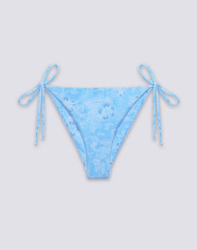 ANITA - SLIP DE BIKINI À LACETS MOTIF HIBI PAISLEY BANDANA