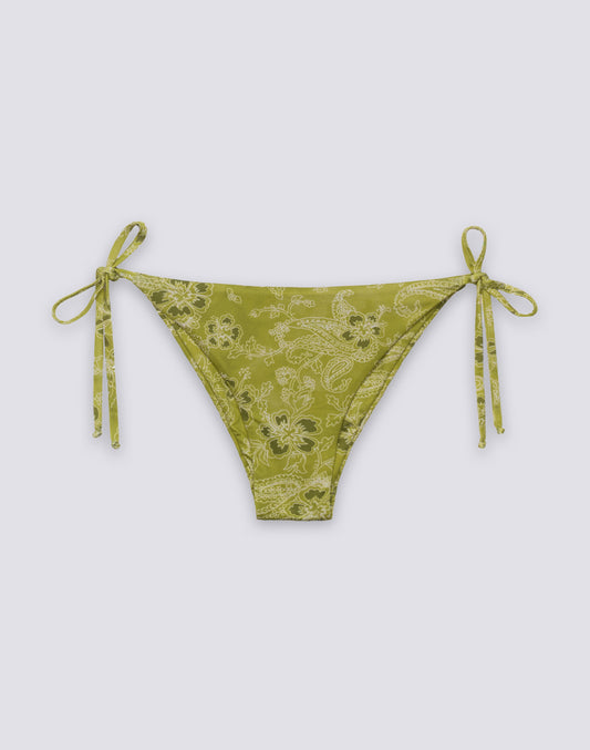ANITA - HIBI PAISLEY BANDANA PATTERNED TIE-SIDE BIKINI BOTTOMS