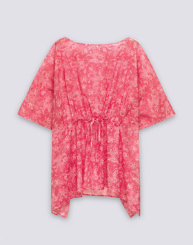 VESTIDO DE MUJER CON MANGA DE MARIPOSA Y ESTAMPADO HIBI PAISLEY
